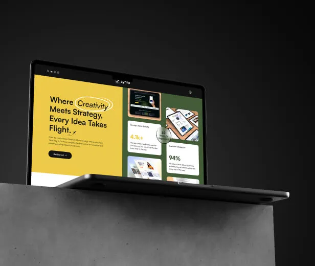 Zynto Agency Template Preview